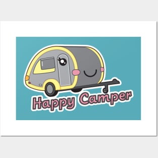 Happy Camper Posters and Art